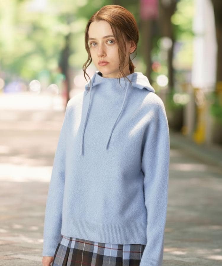 DRESSTERIOR｜カシミヤブレンドフードニット | Rakuten Fashion(楽天