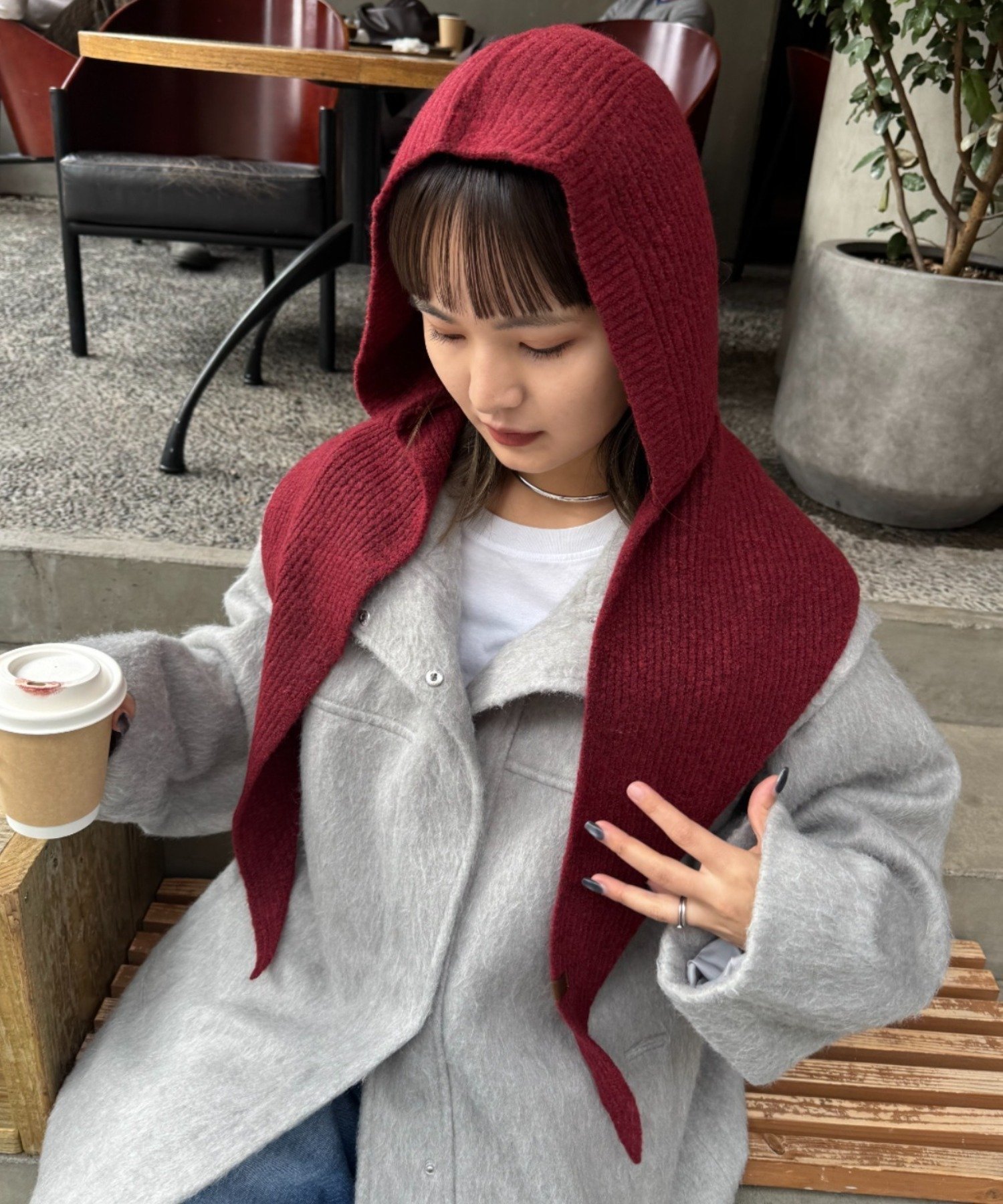 CIAOPANIC TYPY｜フード付きスカーフマフラー | Rakuten Fashion(楽天