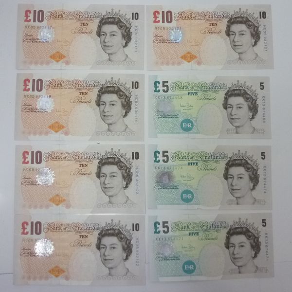 イギリス旧紙幣 旧ポンド紙幣 225ポンド コレクション紙幣 旧紙幣