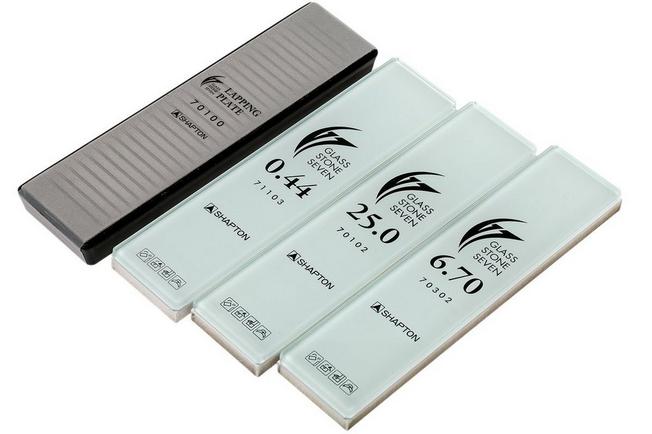 Shapton Glass Stone Seven sharpening set, 70708 | Advantageously
