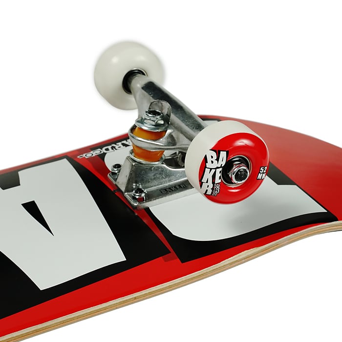 BAKER COMPLETE BRAND LOGO RED/WHT 8.0inch コンプリート デッキ