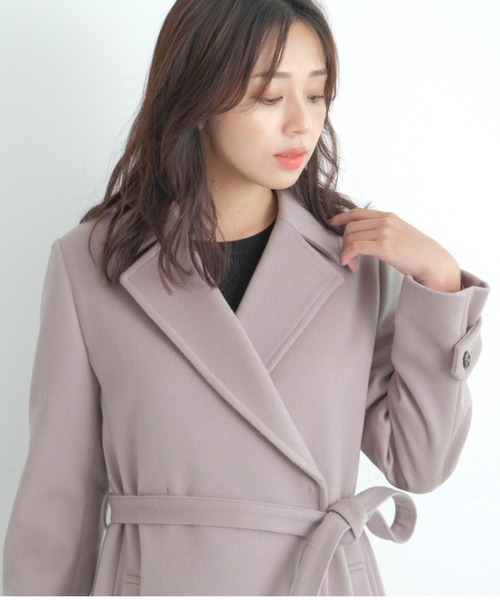 JUSGLITTY（ジャスグリッティー）の「ステッチロングコート（ステン