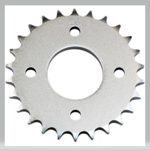 SUZUKI LT80 QUAD SPORT 80, 26 TOOTH REAR SPROCKET 1987-1988, 64511