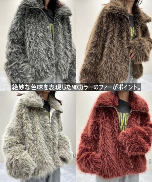 JEANASIS（ジーナシス）の「MIXカラーファーブルゾン（）」 - WEAR