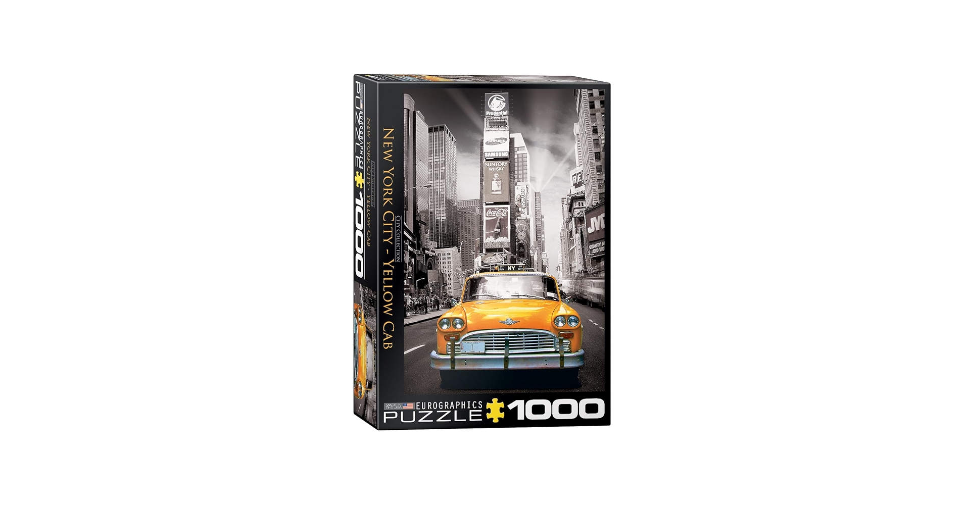 Amazon.com: EuroGraphics New York City Yellow Cab Puzzle (1000