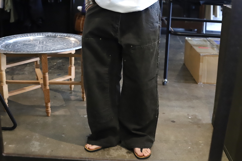 DISTRESSED DOUBLE KNEE PANT [ FIFTH ] - spares