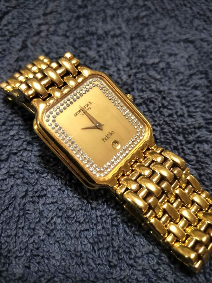 Raymond Weil Fidelio ゴールド腕時計 NEAR MINT ] Raymond Weil Fidelio 18K Gold Electroplated Watch Men