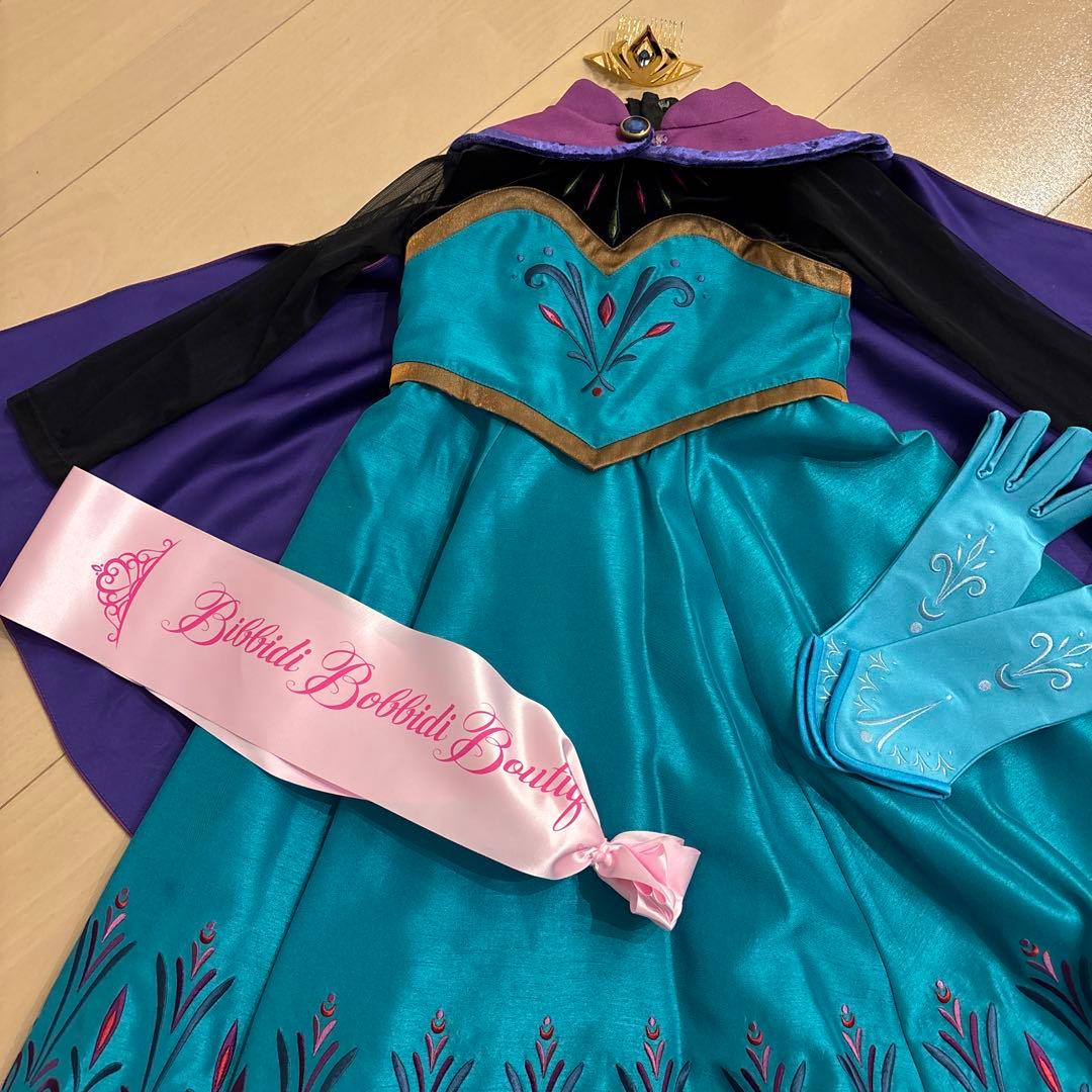 ディズニー ビビディバビディブティック エルサ プレミアムドレス 100