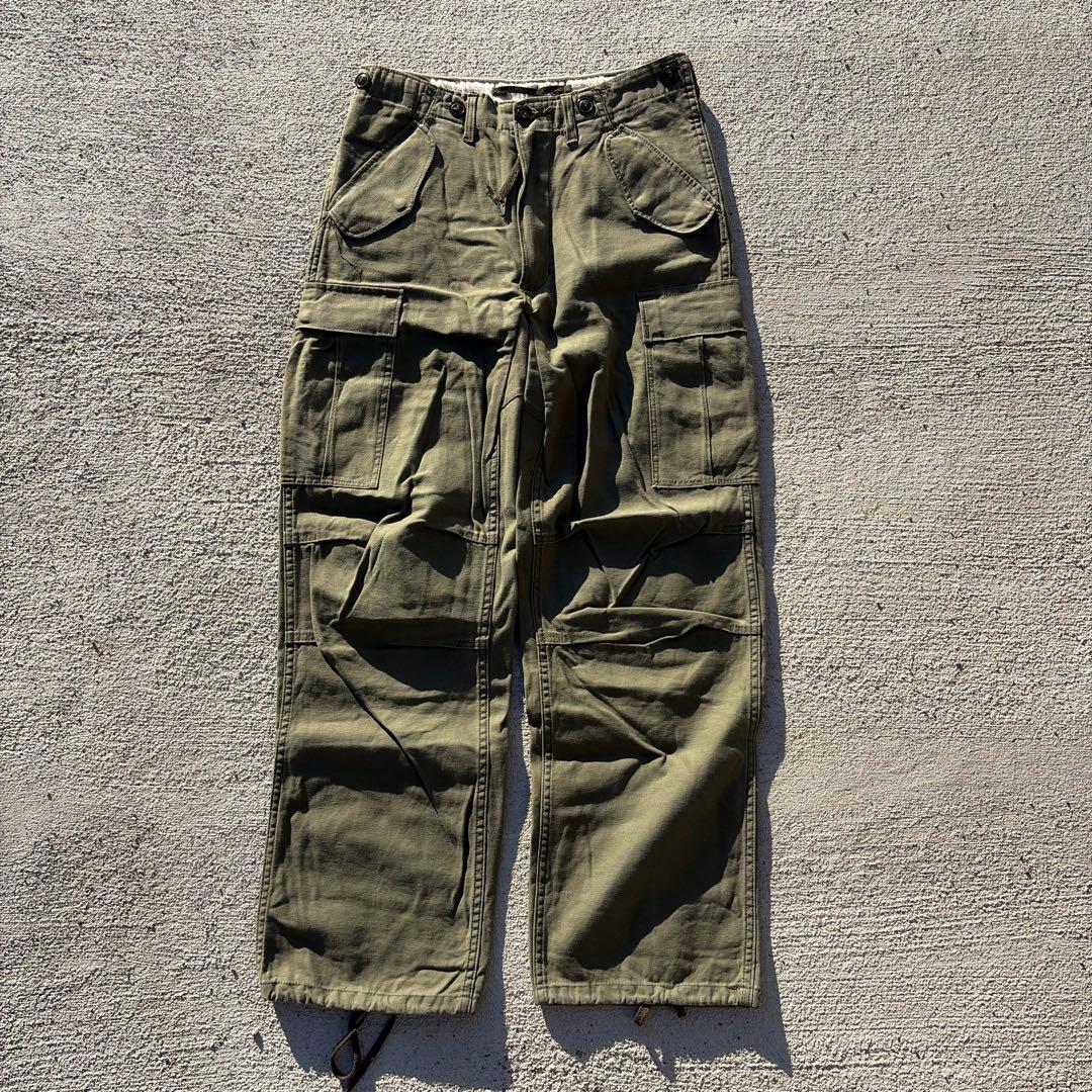 希少 M-51 フィールドパンツ M-R カーゴ　リアルヴィンテージ MILITARY（ミリタリー） 実物 USED 米軍 M-51 フィールドカーゴパンツ