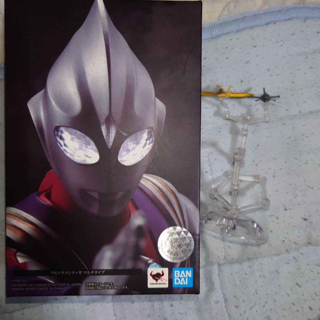 【ひび割れあり】SHF 真骨彫製法 ウルトラマンティガ マルチタイプ 初版 腹部ひび割れあり】SHF 真骨彫製法 ウルトラマンティガ マルチタイプ