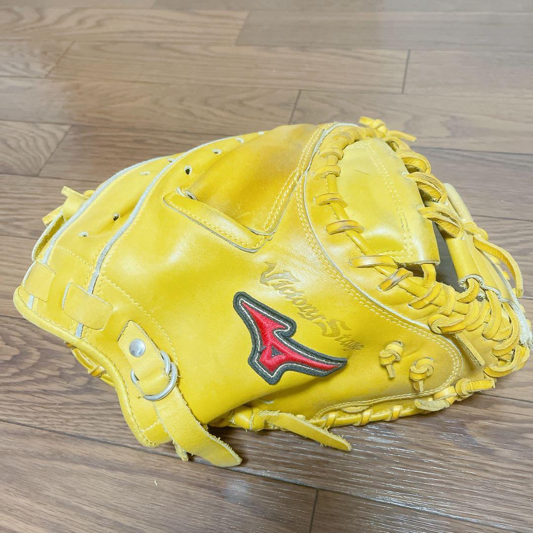 MIZUNO ビクトリーステージ　イエローグローブ　キャッチャーミット ゼット（ZETT） MIZUNO ミズノ 軟式用 ビクトリーステージ HELCREST
